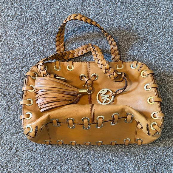 Michael Kors Handbags - Michael Kors Brown Leather Shoulder Bag